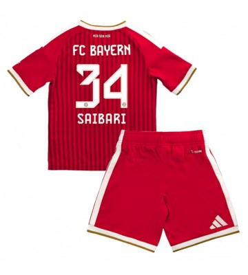 Bayern Munich Ismael Saibari #34 Hjemmebanetrøje Børn 2026-27 Kortærmet (+ Korte bukser)